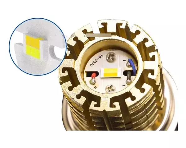 Bombillo H4 Tipo Lupa Dual Color