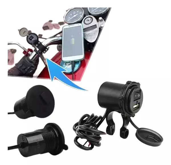 Cargador Usb Con Interruptor