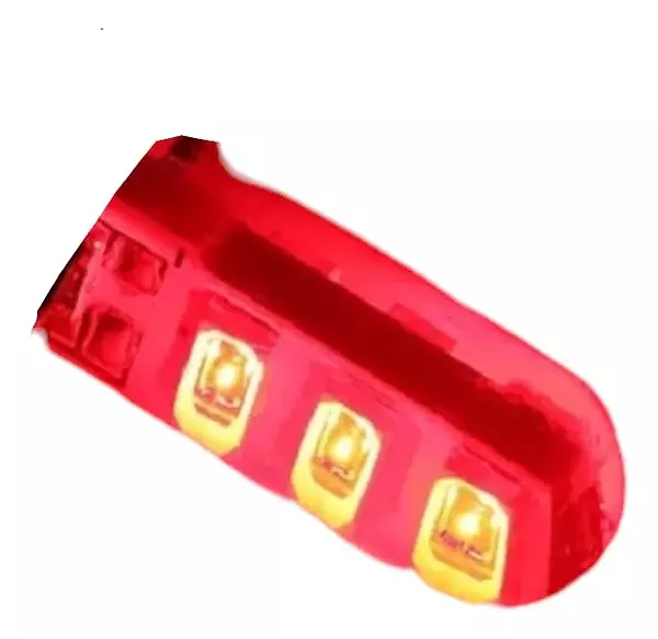 Bombillo T10 Led Rojo Flash