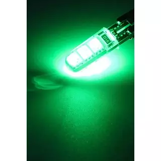 Bombillo T10 Led Verde Flash