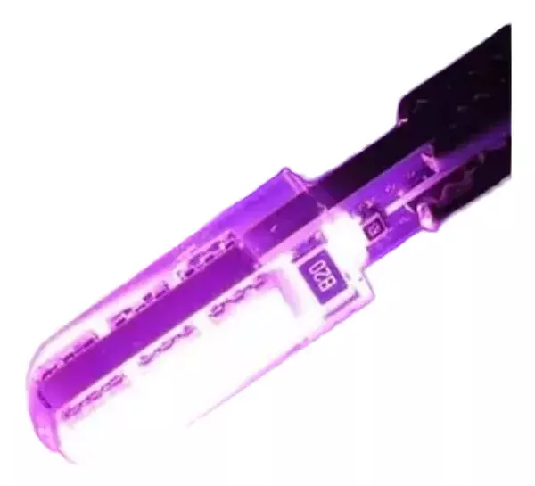 Bombillo T10 Led Morado Fijo