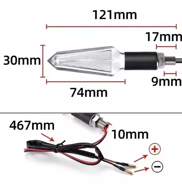 Direccional Diamante Tipo Cristal