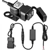 Cargador Usb Doble Impermeable